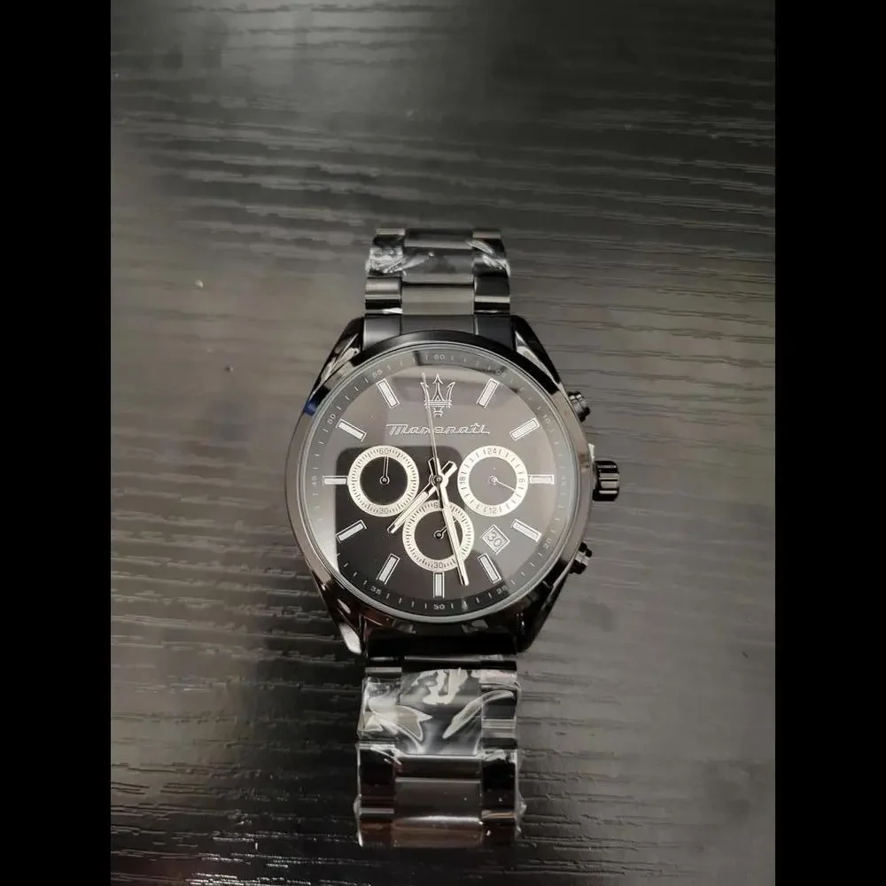 💁🏽‍♂️ NEW AUTHENTIC Maserati‎ Competizione Black Ceramic Men's Watch